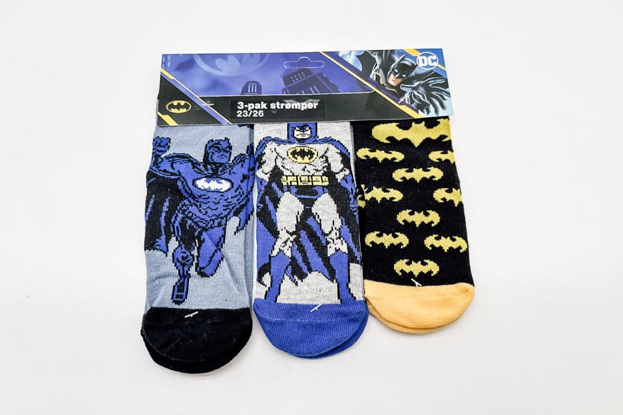 3 Packungen Kinder Socken DC Batman, Gr. 23-26